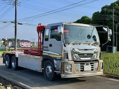 □車検令和4年7月□平成17年式□いすゞギガ□アームロール(新明和製